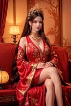 AI绘图 斗破苍穹 彩鳞 婚服【38P/1G夸克】